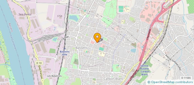 localisation de l'entreprise SARL DU MARCHE  BASSENS