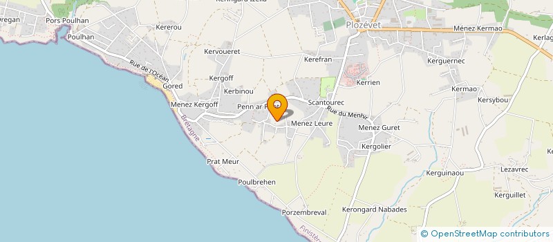 localisation de l'entreprise SARL DU MARQUIS  PLOZEVET