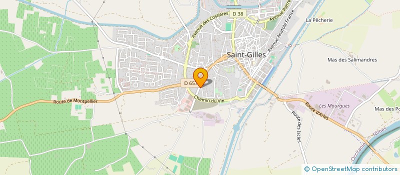 localisation de l'entreprise SARL DU MAS D'ARMANI à ST GILLES