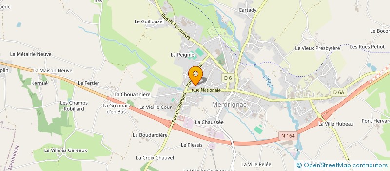 localisation de l'entreprise SARL DU MENE à MERDRIGNAC