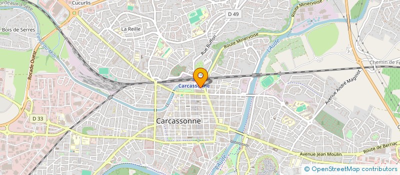 localisation de l'entreprise SARL DU MIDI à CARCASSONNE