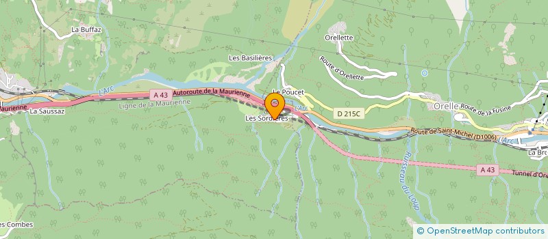localisation de l'entreprise SARL DU MONT BREQUIN SPFPL DE PHARMACIEN D'OFFICINE  SAINT-MICHEL-DE-MAURIENNE