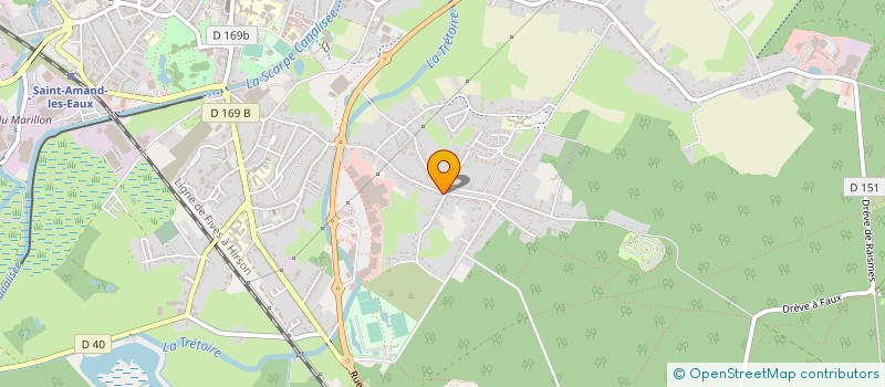 localisation de l'entreprise SARL DU MONT DES BRUYERES  SAINT-AMAND-LES-EAUX