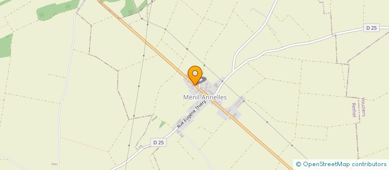 localisation de l'entreprise SARL DU MONT PINSON  MENIL-ANNELLES