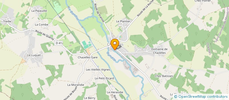 localisation de l'entreprise SARL DU MOULIN à CHAZELLES