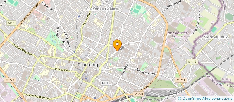 localisation de l'entreprise SARL DU MOULIN FAGOT  TOURCOING