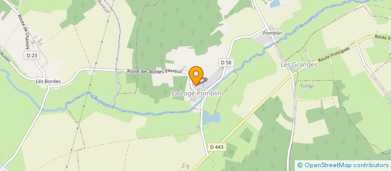 localisation de l'entreprise SARL DU NOYER GODET  CHASEREY