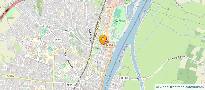 localisation de l'entreprise SARL DU PALAIS à MACON