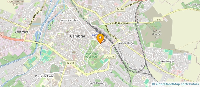 localisation de l'entreprise SARL DU PARC à CAMBRAI