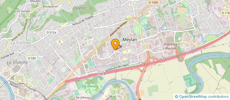 localisation de l'entreprise SARL DU PARC à MEYLAN
