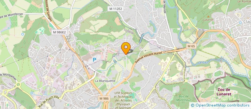 localisation de l'entreprise SARL DU PARC  MONTPELLIER