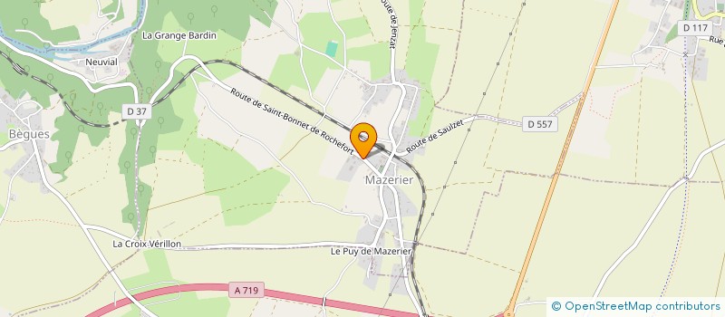 localisation de l'entreprise SARL DU PERRON  MAZERIER