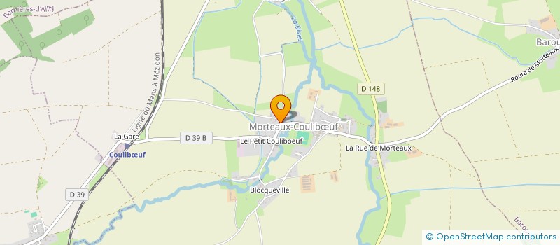 localisation de l'entreprise SARL DU PETIT COULIBOEUF  MORTEAUX-COULIBUF