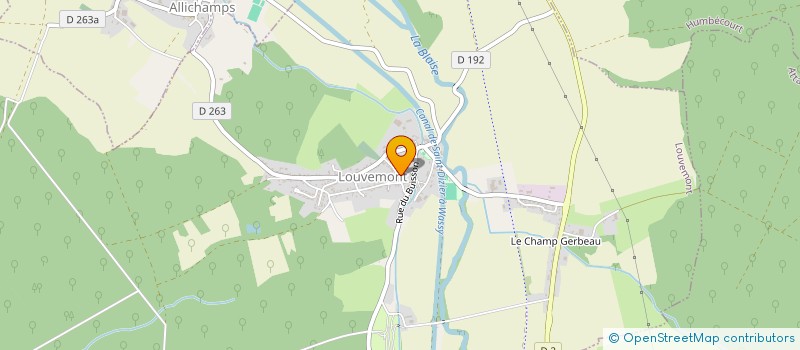 localisation de l'entreprise SARL DU PETIT MAURICE à LOUVEMONT