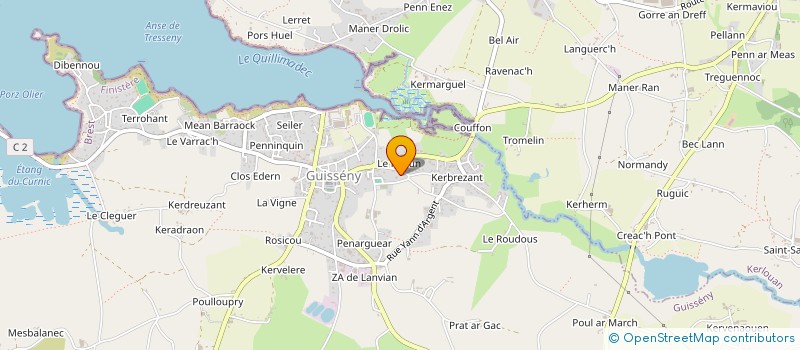 localisation de l'entreprise SARL DU PHARE à PLOUGUERNEAU