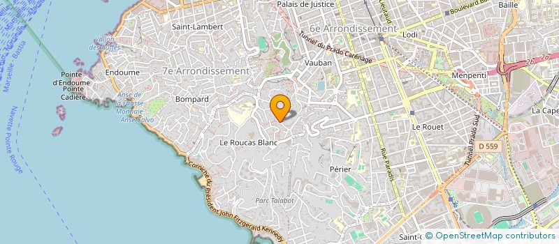 localisation de l'entreprise SARL DU PHARO à MARSEILLE