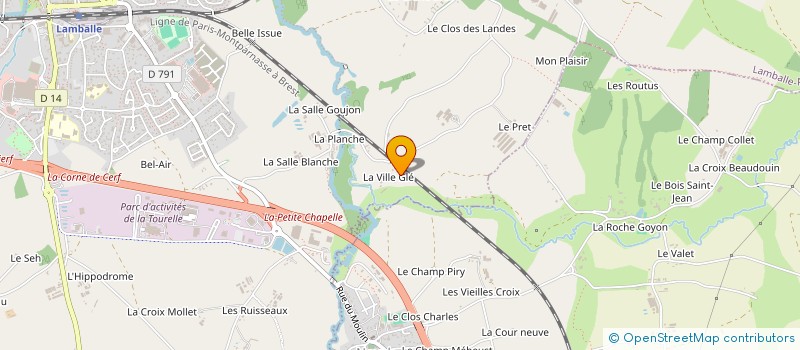localisation de l'entreprise SARL DU PONT BUCHON à LAMBALLE-ARMOR