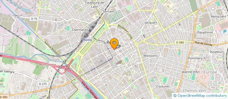 localisation de l'entreprise SARL DU PONT  D EPERNAY  REIMS