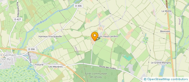 localisation de l'entreprise SARL DU PONT DE PIERRE  LESSAY