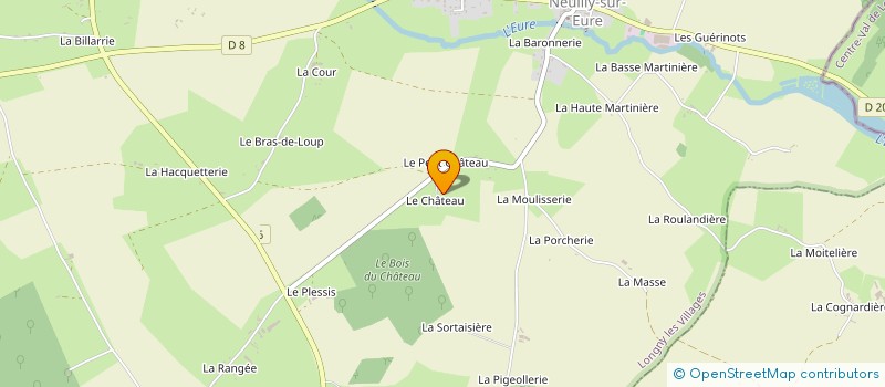 localisation de l'entreprise SARL DU PONT ROUGE à LONGNY LES VILLAGES