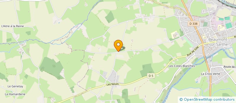 localisation de l'entreprise SARL DU PONTAUBEAU  VIVOIN