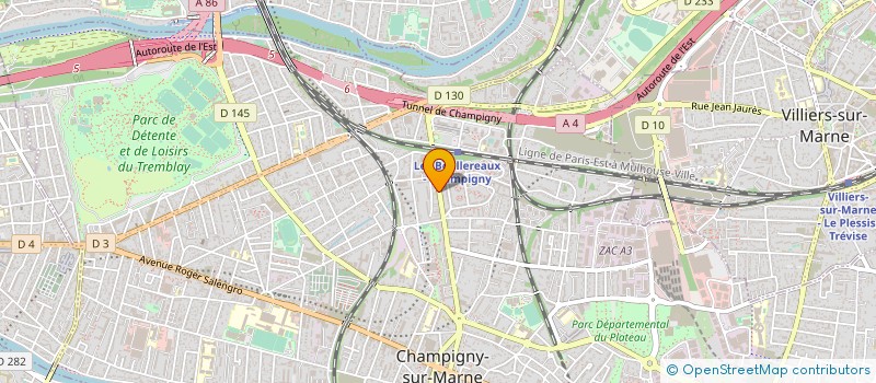 localisation de l'entreprise SARL DU PRINTEMPS à CHAMPIGNY-SUR-MARNE