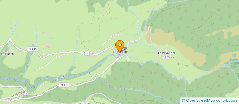 localisation de l'entreprise SARL DU PUY DE CHAVAROCHE à LE FAU