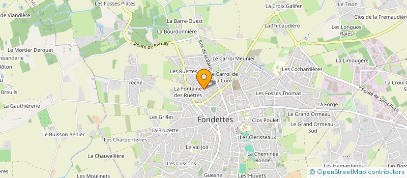 localisation de l'entreprise SARL DU RELAIS à FONDETTES