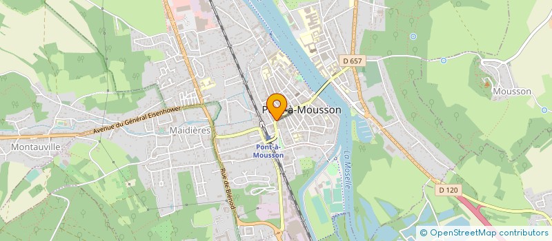 localisation de l'entreprise SARL DU RELAIS DE POSTE  PONT-A-MOUSSON