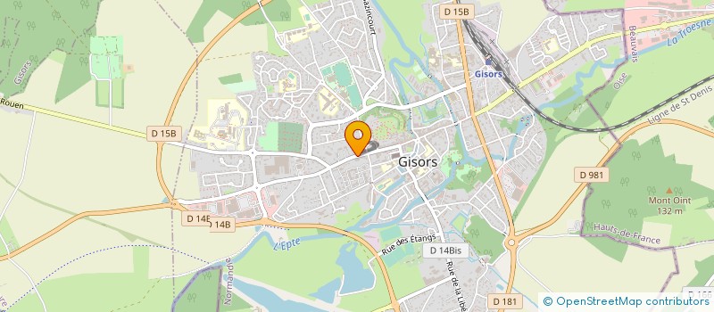 localisation de l'entreprise SARL DU REVEILLON  GISORS