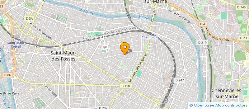localisation de l'entreprise SARL DU ROCHER à SAINT-MAUR-DES-FOSSES