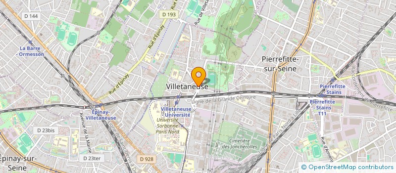 localisation de l'entreprise SARL DU ROND POINT à VILLETANEUSE