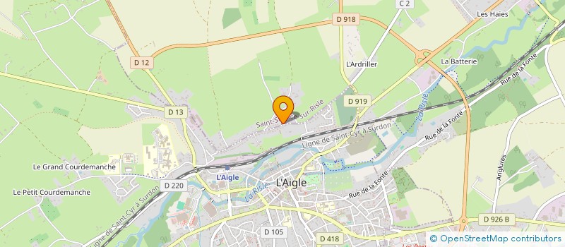 localisation de l'entreprise SARL DU ROUVRAY à SAINT-SULPICE-SUR-RISLE