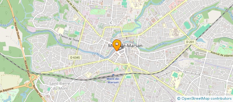 localisation de l'entreprise SARL DU SABLAR à MONT-DE-MARSAN