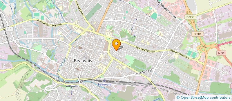 localisation de l'entreprise SARL DU SETIER  BEAUVAIS