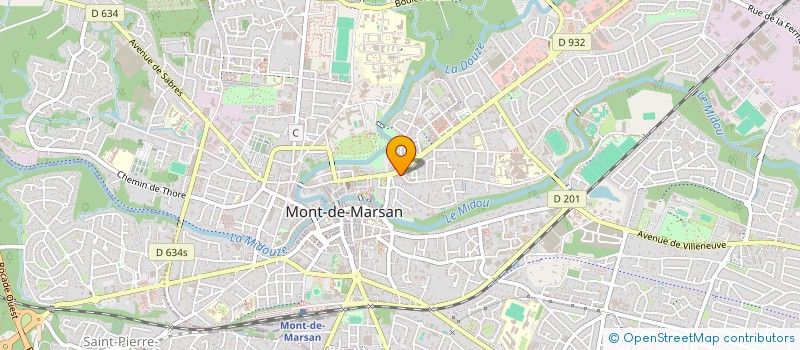 localisation de l'entreprise SARL DU SOURDAT  MONT-DE-MARSAN