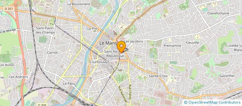 localisation de l'entreprise SARL DU SPORT  LE MANS