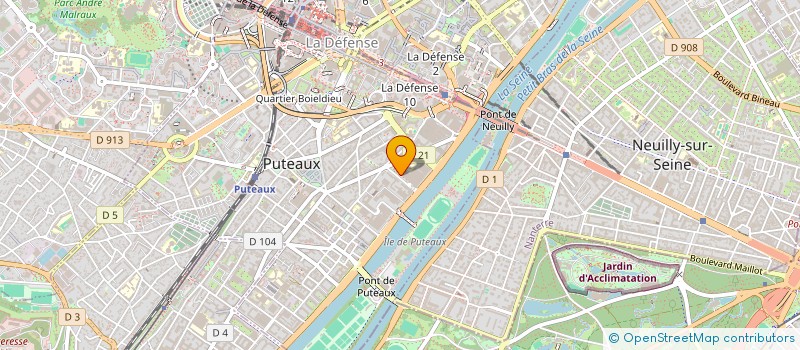 localisation de l'entreprise SARL DU SQUARE à PUTEAUX