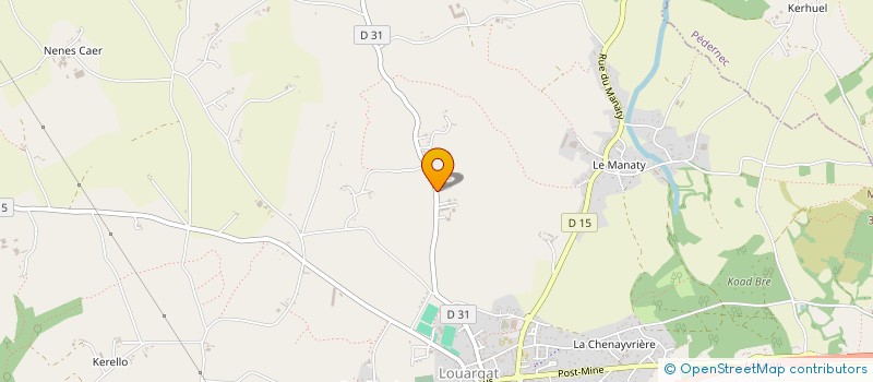 localisation de l'entreprise SARL DU STYVELL à LOUARGAT
