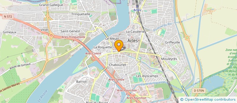 localisation de l'entreprise SARL DU THERINET à ARLES