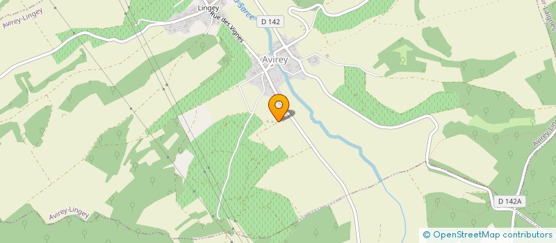 localisation de l'entreprise SARL DU VAL DE SARCE à AVIREY-LINGEY