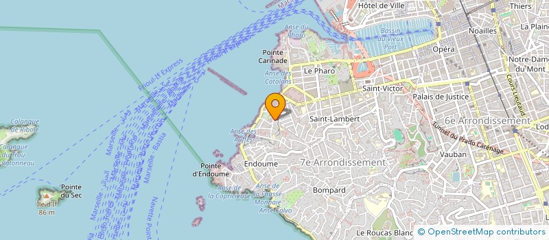 localisation de l'entreprise SARL DU VALLON  MARSEILLE