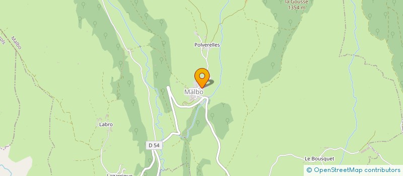 localisation de l'entreprise SARL DU VALLON DE MARY à BREZONS