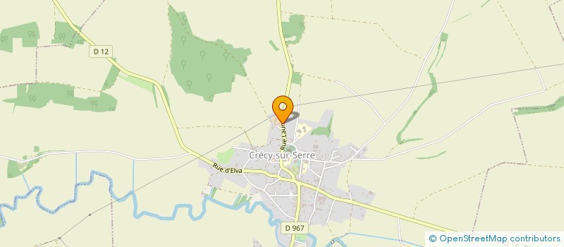 localisation de l'entreprise SARL DU VERT BUISSON à CRECY-SUR-SERRE