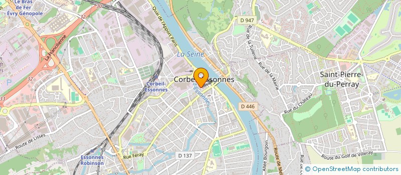 localisation de l'entreprise SARL DU VIEUX CORBEIL à CORBEIL-ESSONNES