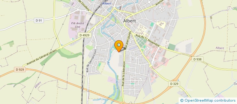 localisation de l'entreprise SARL DU VIEUX MOULIN  MIRAUMONT