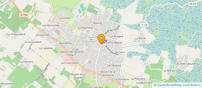 localisation de l'entreprise SARL DU VIEUX PUITS 2 à SAINT PIERRE D'OLERON