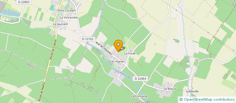 localisation de l'entreprise SARL DU VIGNOBLE BARBEAU ET FILS à SONNAC