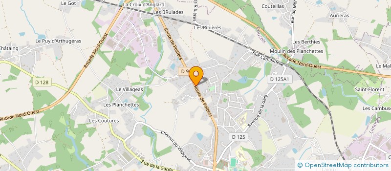 localisation de l'entreprise SARL DUALIS FOLIUM à COUZEIX