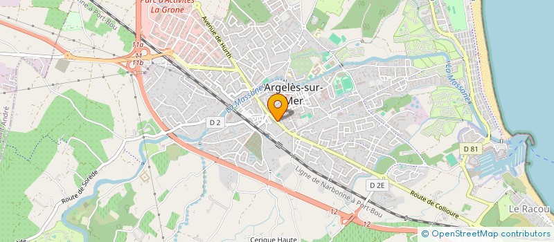 localisation de l'entreprise SARL DUARTE MANUEL  ARGELES-SUR-MER